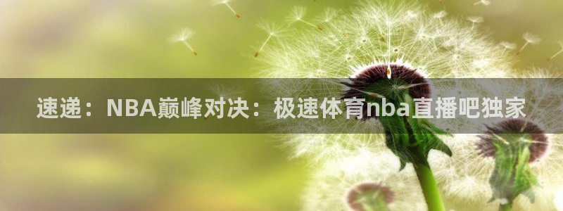 速递：NBA巅峰对决：极速体育nba直播吧独家