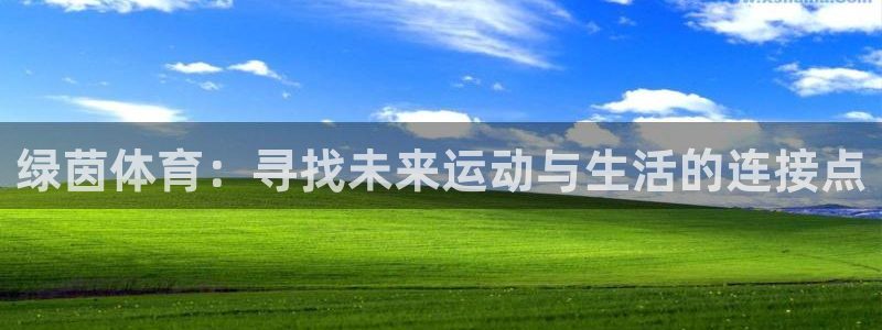 绿茵体育：寻找未来运动与生活的连接点