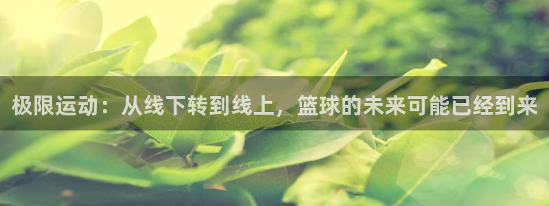 极限运动：从线下转到线上，篮球的未来可能已经到来