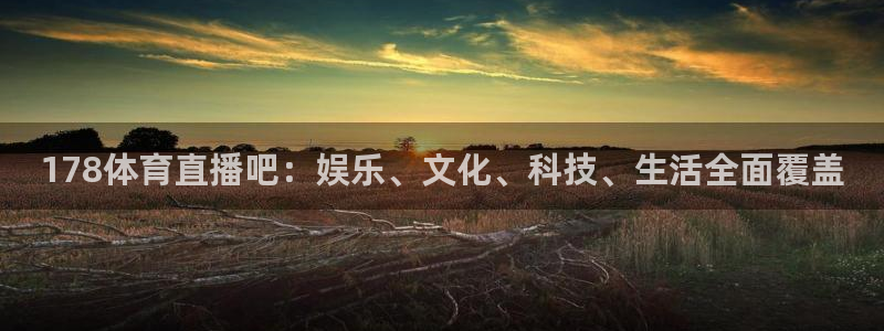 178体育直播吧：娱乐、文化、科技、生活全面覆盖