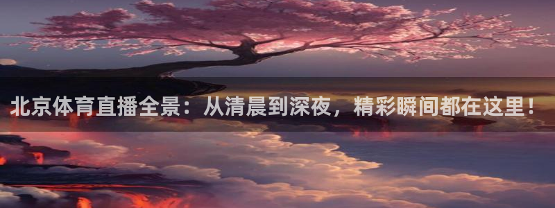 北京体育直播全景：从清晨到深夜，精彩瞬间都在这里！
